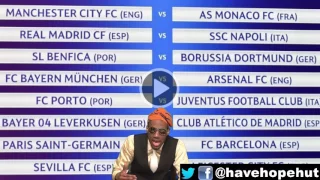 Champions League Last 16 Draw Reaction Analyis 2016-17, ARSENAL v BAYERN