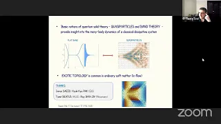 Tsvi Tlusty: usefulness of quantum concepts in soft matter: quasiparticles,flat bands,flowing matter