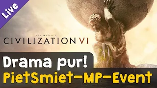 Das PietSmiet-Multiplayer-Event mit Civilization VI ✦ 10 Mitspieler ✦ Drama pur! (Livestream-Aufzg.)