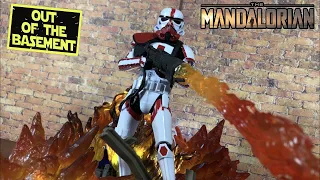 Star Wars Black Series INCINERATOR TROOPER (The Mandalorian) Action Figure Review