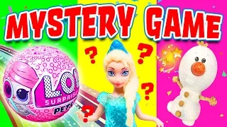 LOL Doll Frozen Mystery Clue Game! Starring Independent Queen, Olaf and Elsa!