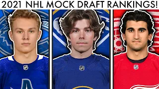 ALMOST-FINAL 2021 NHL MOCK DRAFT! (TOP 25 Prospect Rankings & Owen Power Sabres/Red Wings/Canucks)