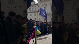 Lietuvos ir NATO vėliavų pakėlimo šventė sostinėje