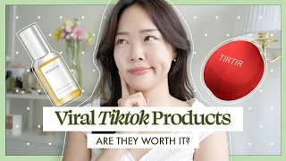 Reviewing VIRAL TIktok Products!!! Are they worth is?? #tirtir #biodance