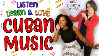 Cuban music with guest Ms. Iliana | Latin Music | Miss Jessica's World | Listen Learn & Love