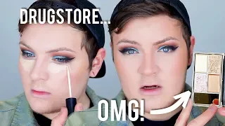 SLEEK MAKEUP DRUGSTORE ONE BRAND TUTORIAL | makeupbyjaack