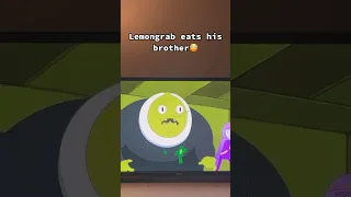 Lemongrab eats his brother alive😳Adventure Time Cartoon Network #shorts