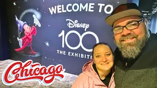 Visiting the Disney 100 Exhibition in Chicago!