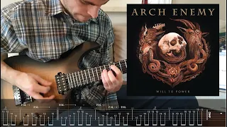 ARCH ENEMY - First Day In Hell (Guitar Cover with On Screen Tabs)