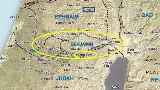 04 Benjamin Region and Jerusalem Approaches, Satellite Bible Atlas Maps 1-8 & 1-9