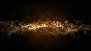 Gold Particle Background