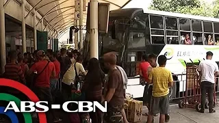 Mga biyahero sa Araneta bus terminal matumal pa | TV Patrol