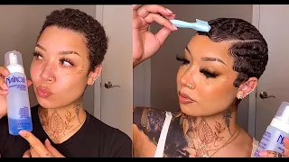 NATURALLY CURLY PIXIE TUTORIAL