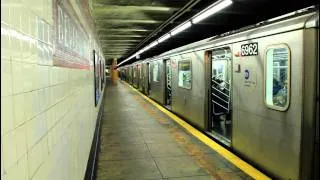 IRT Subway: Flatbush Avenue & Manhattan Bound R142 (2) & (5) trains at Beverly Road