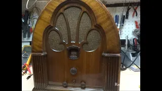 Repair Of My 1931 Philco 70 Tube Radio.