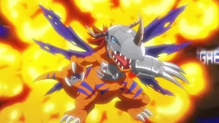 DIGIMON ADVENTURE: LAST EVOLUTION KIZUNA! Greymon and MetalGreymon Digivolution (DUB)