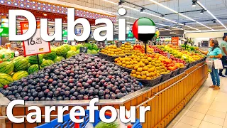 Prices in Dubai Hypermarket Carrefour Full Review 4K🇦🇪