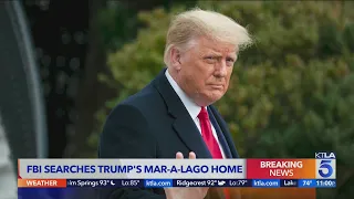 Trump says FBI raided Mar-a-Lago