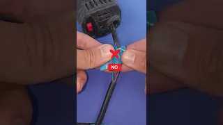 You will be surprised, but many do not use heat shrink! How to correctly insulate the wire? #shorts