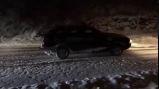 Audi Power !!!  3x Audi 80 quattro vs. Truck by snow