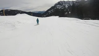 Skiing in Hemlock, Mar. 17, 2021