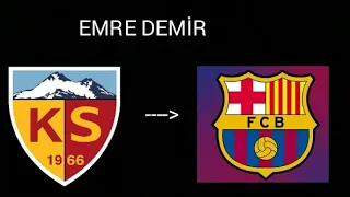 EMRE DEMİR|WELCOME TO BARCELONA ? |SKİLLS&GOALS&PASSES