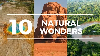 10 Greatest Natural Wonders of the World - 4K Travel Video