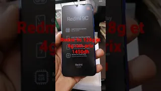 Redmi 9c 128g et 4g prix 1450dh