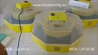 Румънски инкубатори Клео 5/Cleo 5.  Инструкции за работа от IncubatorBG. ☎ 0898 344 442 0878 245 096