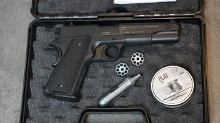 Réplique d'arme : Découverte  pistolet à plomb colt 1911, à air comprimé