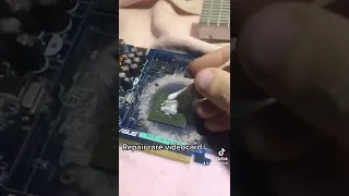 Восстановление старой видеокарты repair rare videocard