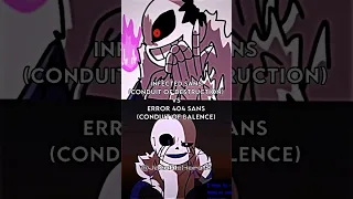 Error 404 Sans (Conduit Of Balence) Vs Infected Sans (Conduit Of Destruction) || Request