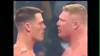 Brock Lesnar destroy John Cena  2003