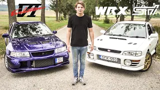 Összehasonlító teszt: Subaru Impreza STI vs Mitsubishi EVO VI