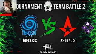 Dead by Daylight Транслирую Турнир канала Movie Play 18:00мск TRIPLESIX VS ASTRALIS