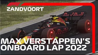 F1 2022 Max Verstappen Onboard Zandvoort | F1 2022 New Car Onboard | Assetto Corsa