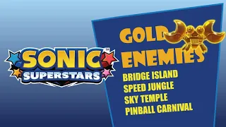 Sonic Superstars - All Gold Enemies (Part 1)