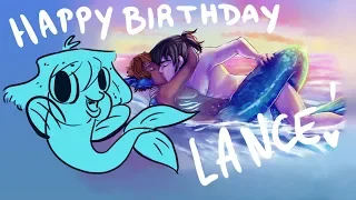 Speedpaint Mermaid AU Klance (Happy Birthday Lance)