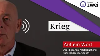 Krieg – Das Wort des Jahres