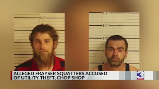 Alleged squatters accused of stealing utilities, running chop shop in Frayser