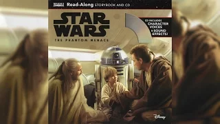 2017 Star Wars The Phantom Menace Read-Along Story Book and CD