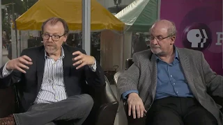 George Saunders and Salman Rushdie interview at the 2017 Miami Book Fair