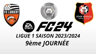 FC Lorient vs Stade Rennais 9ème journée de ligue 1 2023/2024