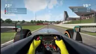 F1 2013 Silverstone 50% Mercedes Cockpit