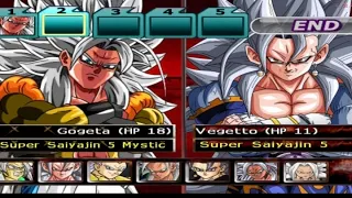 TORNEO,TODOS LOS GOGETA VS TODOS LOS VEGITO DE DRAGON BALL TENKAICHI AF (ESTO ES ESENCIA SEÑORES)