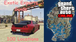 Exotic Exports Guide & 100 Possible Locations [GTA Online]