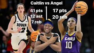 CAITLIN CLARK VS ANGEL REESE WAS A MOVIE!! | Breaking down Iowa vs LSU CRAZY final 4 game.