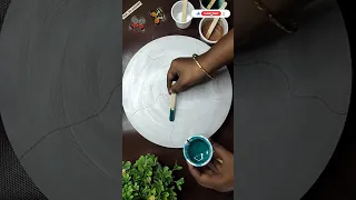 Let's make a clock #paint #ytshorts #diy #trending #artandcraft #epoxy  #resinclock #madebyshiniraj