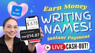 I CASHOUT $3.21 [P214] + EARN BY WRITING NAMES [Literally!] | No Age Limit, PHONE ONLY!