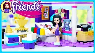 Emma's Deluxe Bedroom LEGO Friends Build Review Silly Play Kids Toys